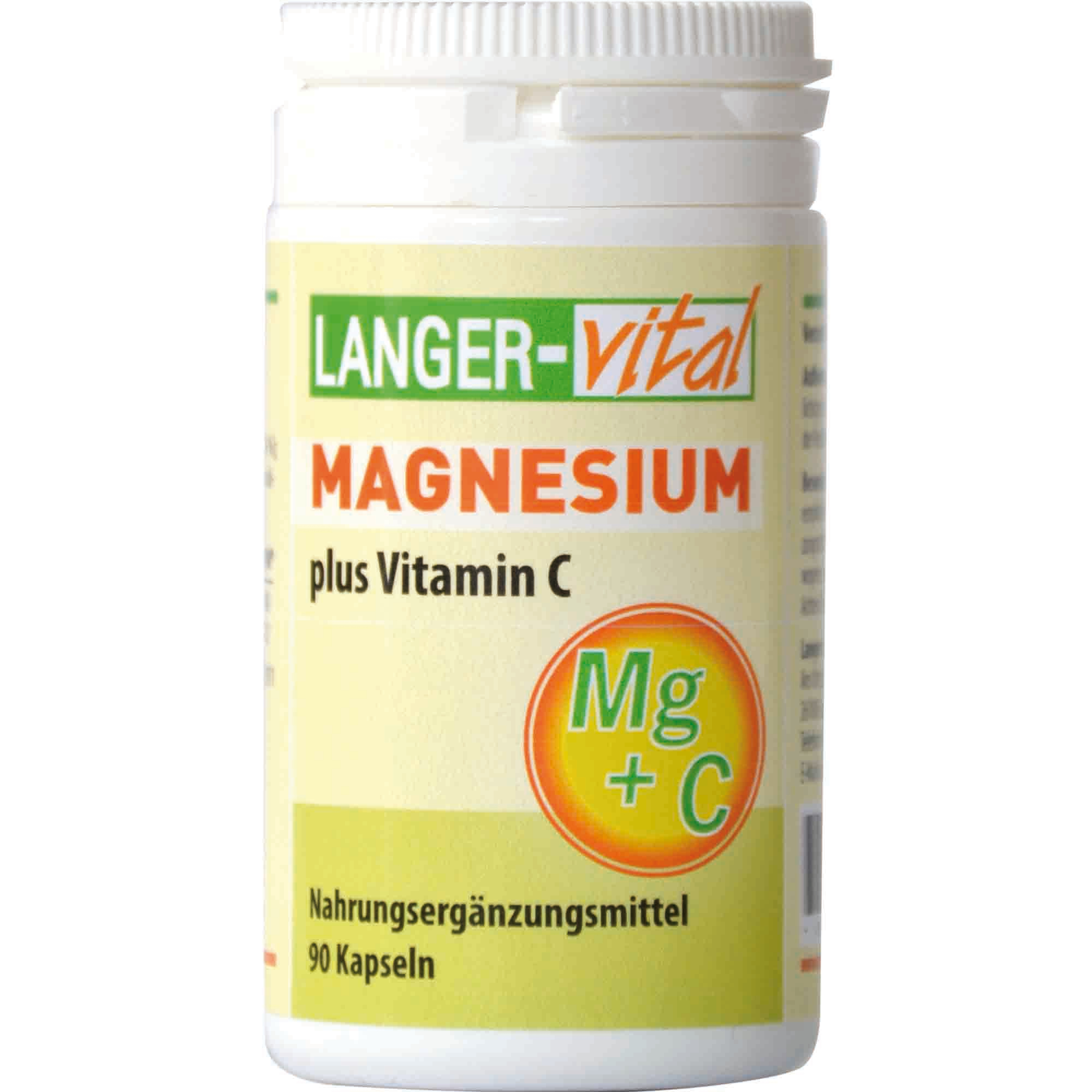 Magnesium plus Vitamin C, 90 Kapseln