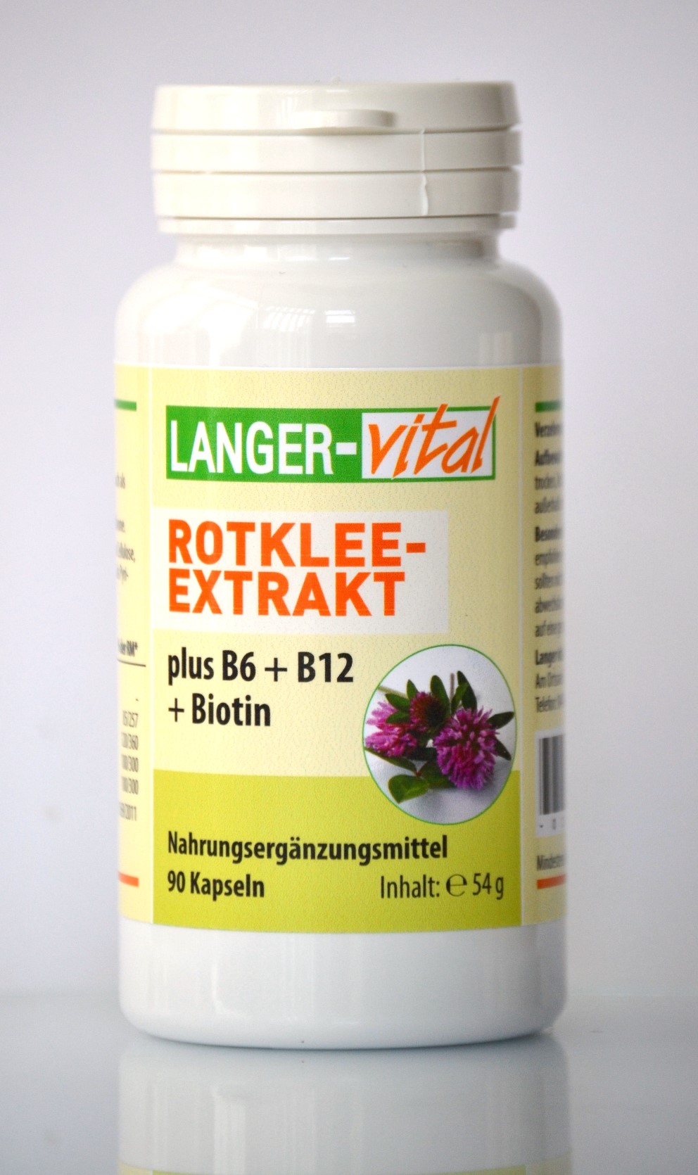 Rotklee-Extrakt plus B6, B12, Biotin, 90 Kapseln