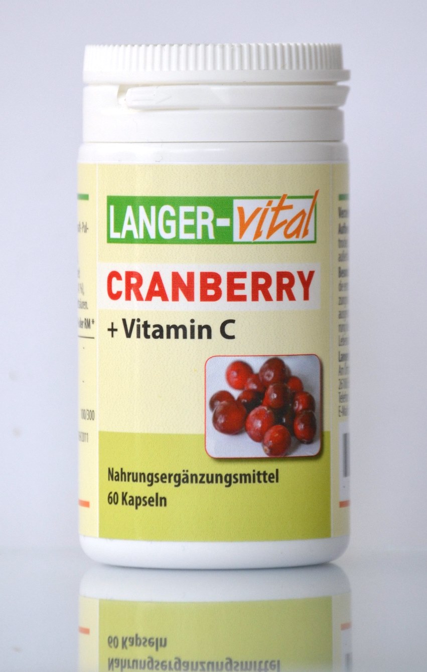 Cranberry + Vitamin C, 60 Kapseln