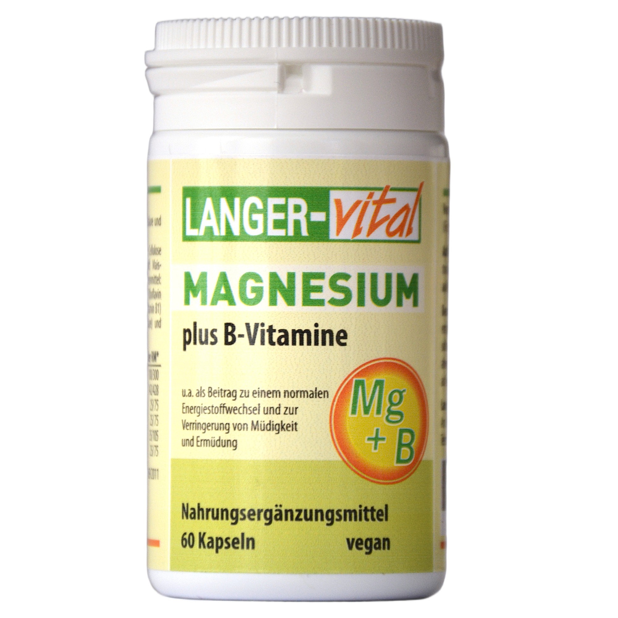 Magnesium plus B-Vitamine, 60 Kapseln