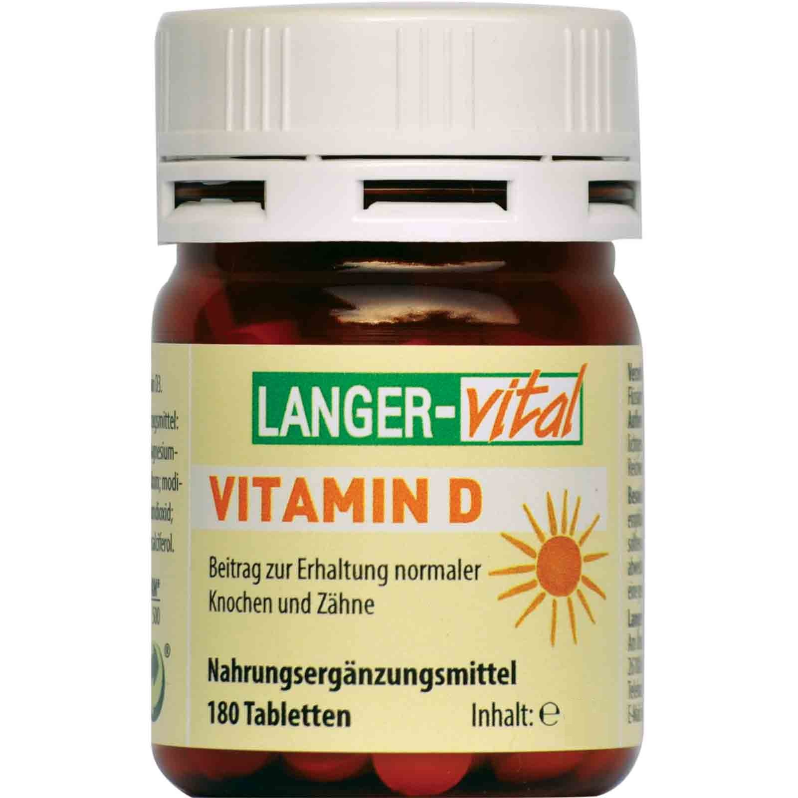 Vitamin D, 180 Tabletten