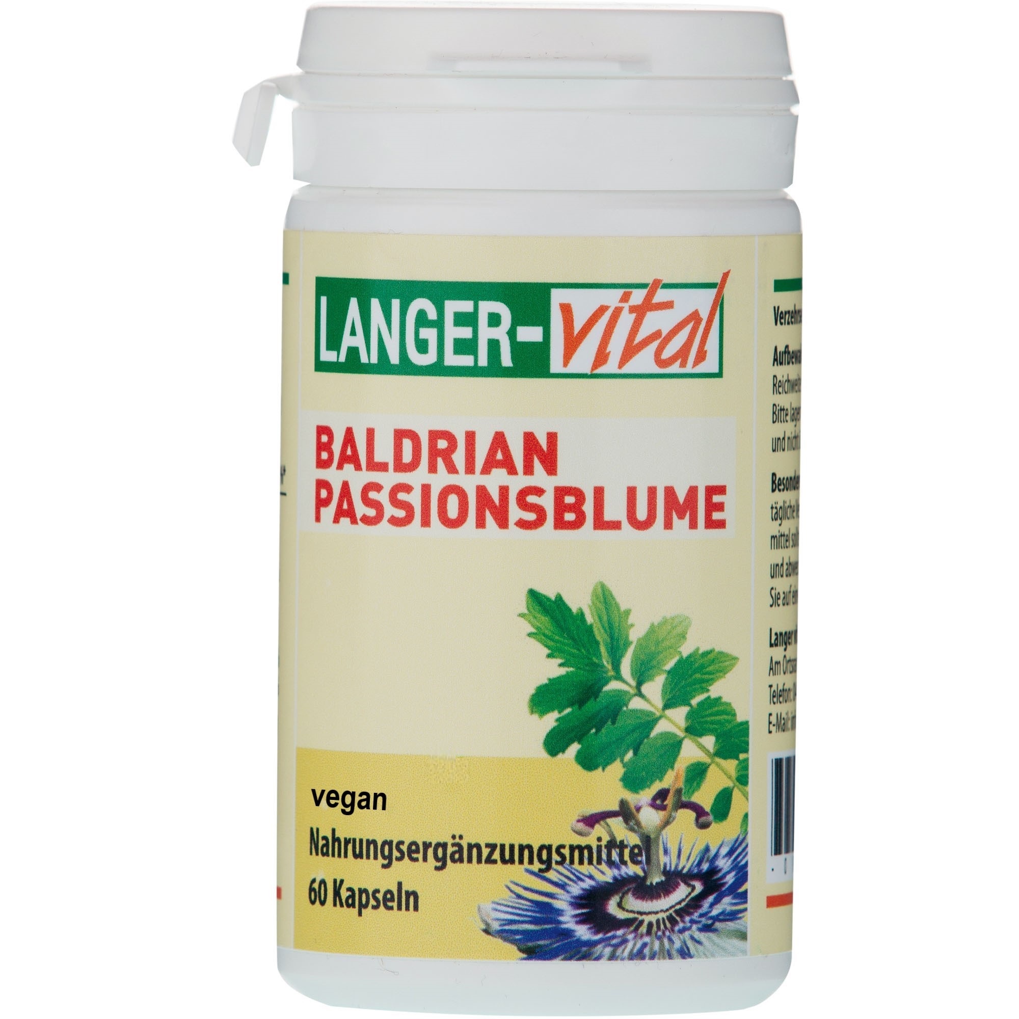 Baldrian Passionsblume, 60 Kapseln