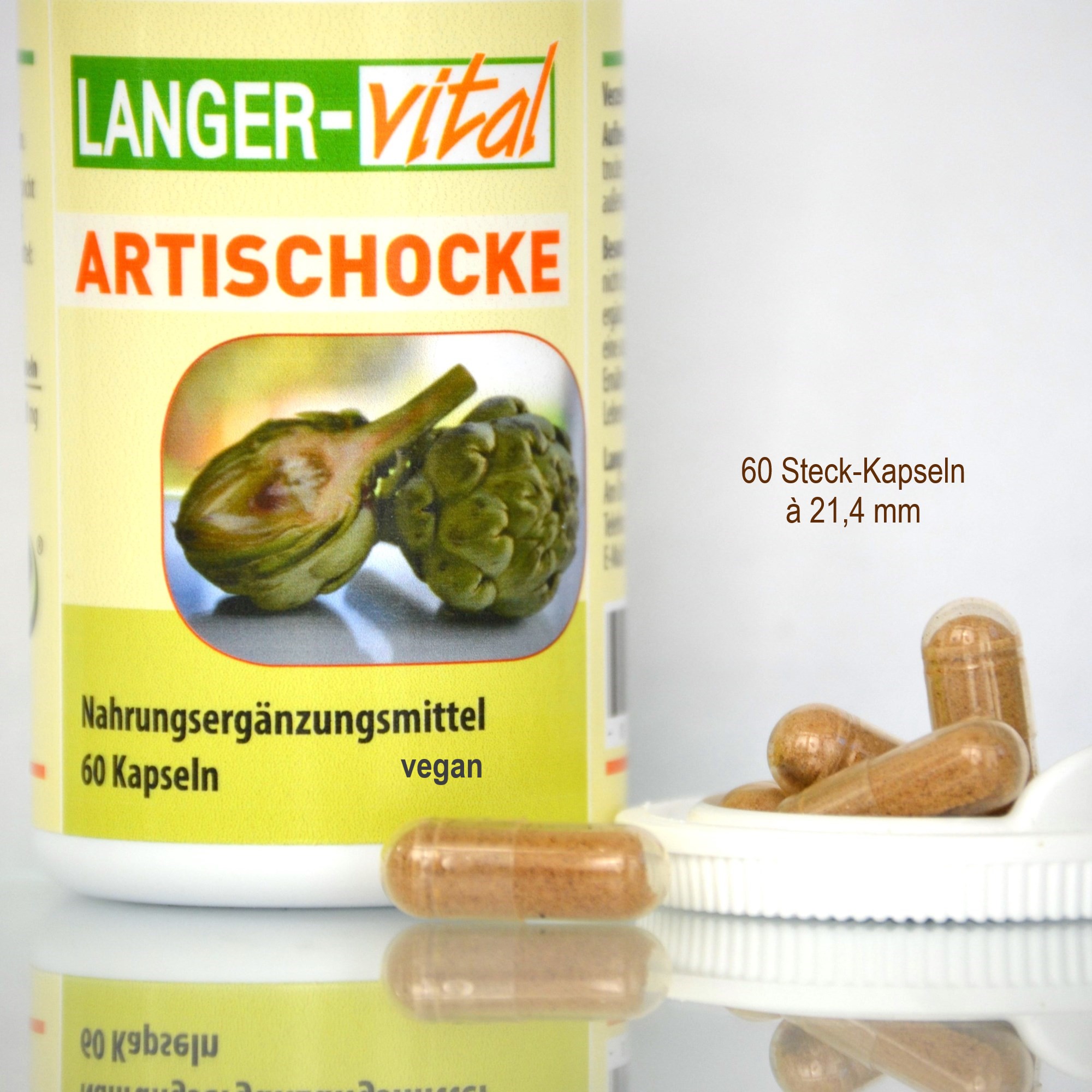 Artischocke, 60 Steck-Kapseln