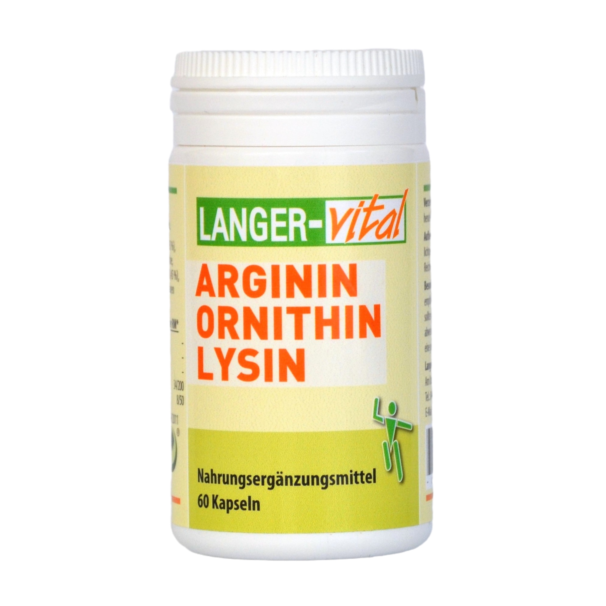 Arginin Ornithin Lysin, 60 Kapseln