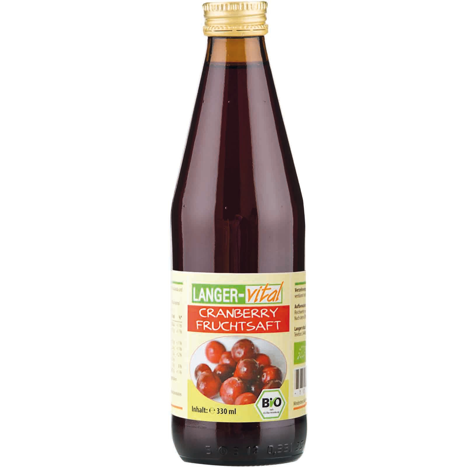Cranberry Fruchtsaft Bio, 330 ml