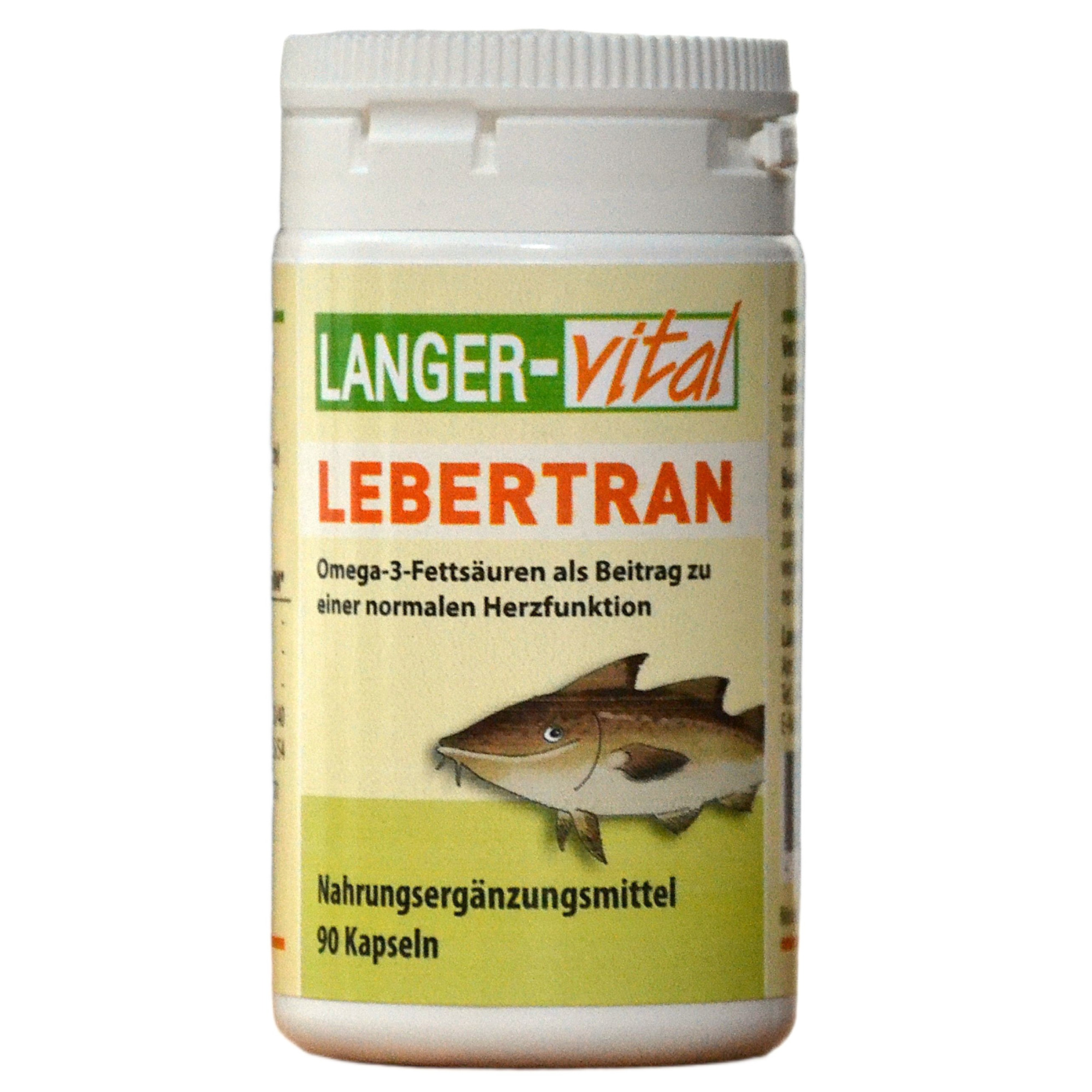 Lebertran + Vitamine, 90 Kapseln