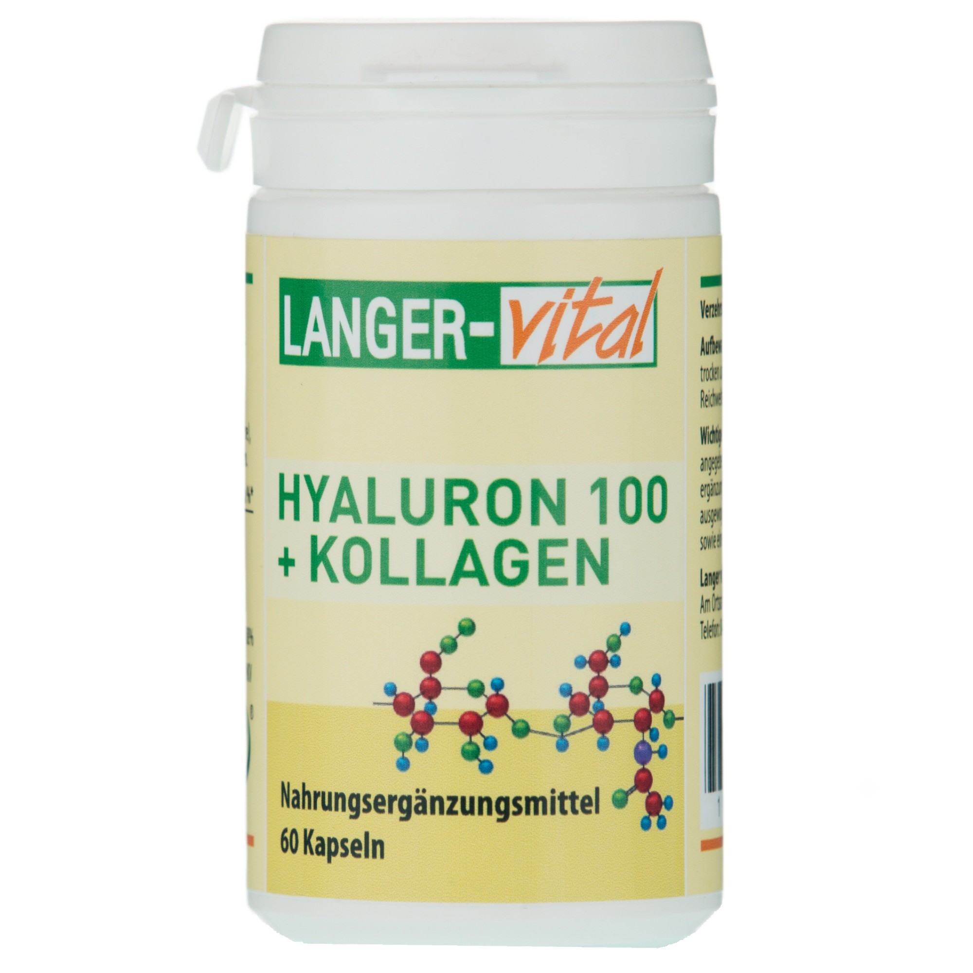 Hyaluron 100 + Kollagen, 60 Kapseln