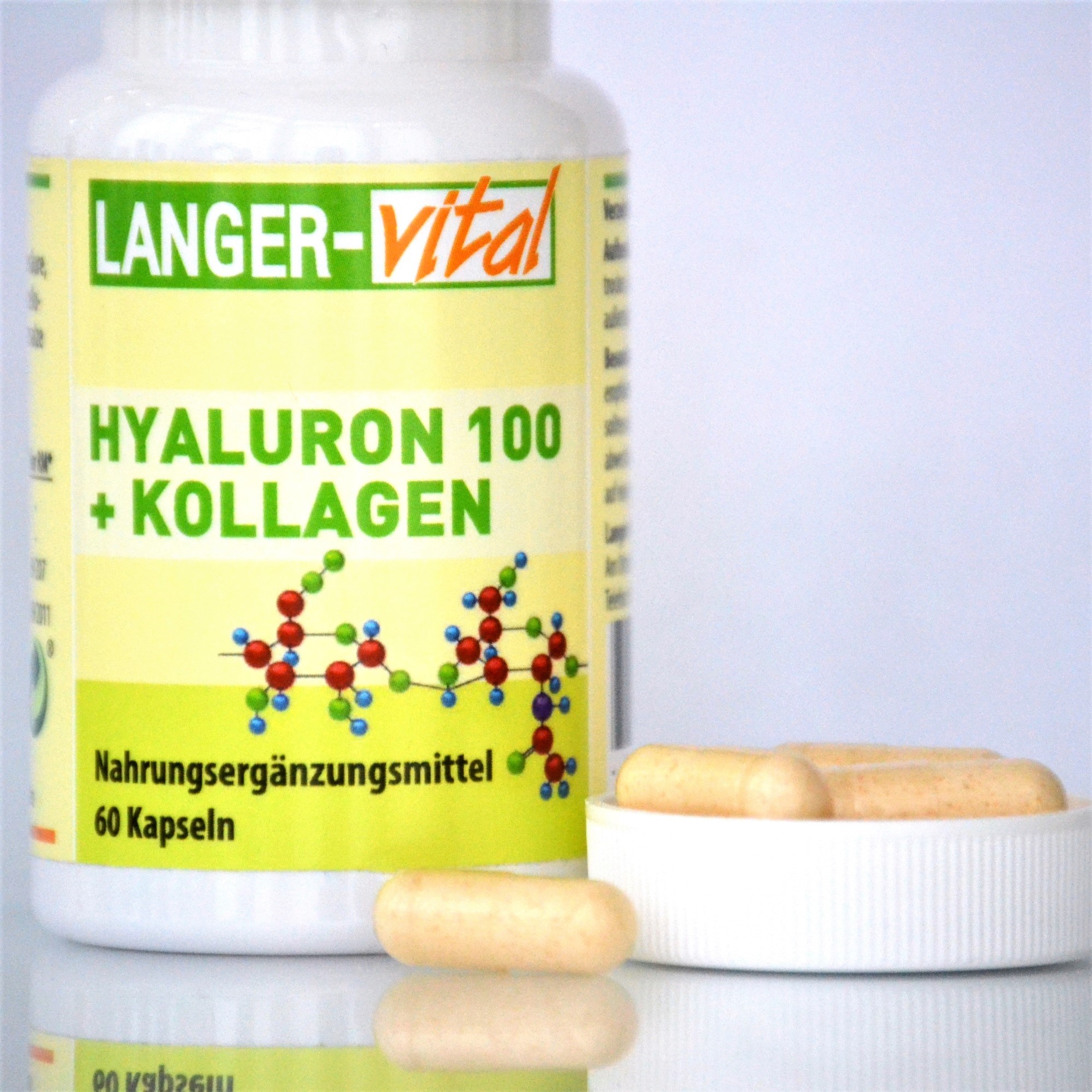 Hyaluron 100 + Kollagen, 60 Kapseln