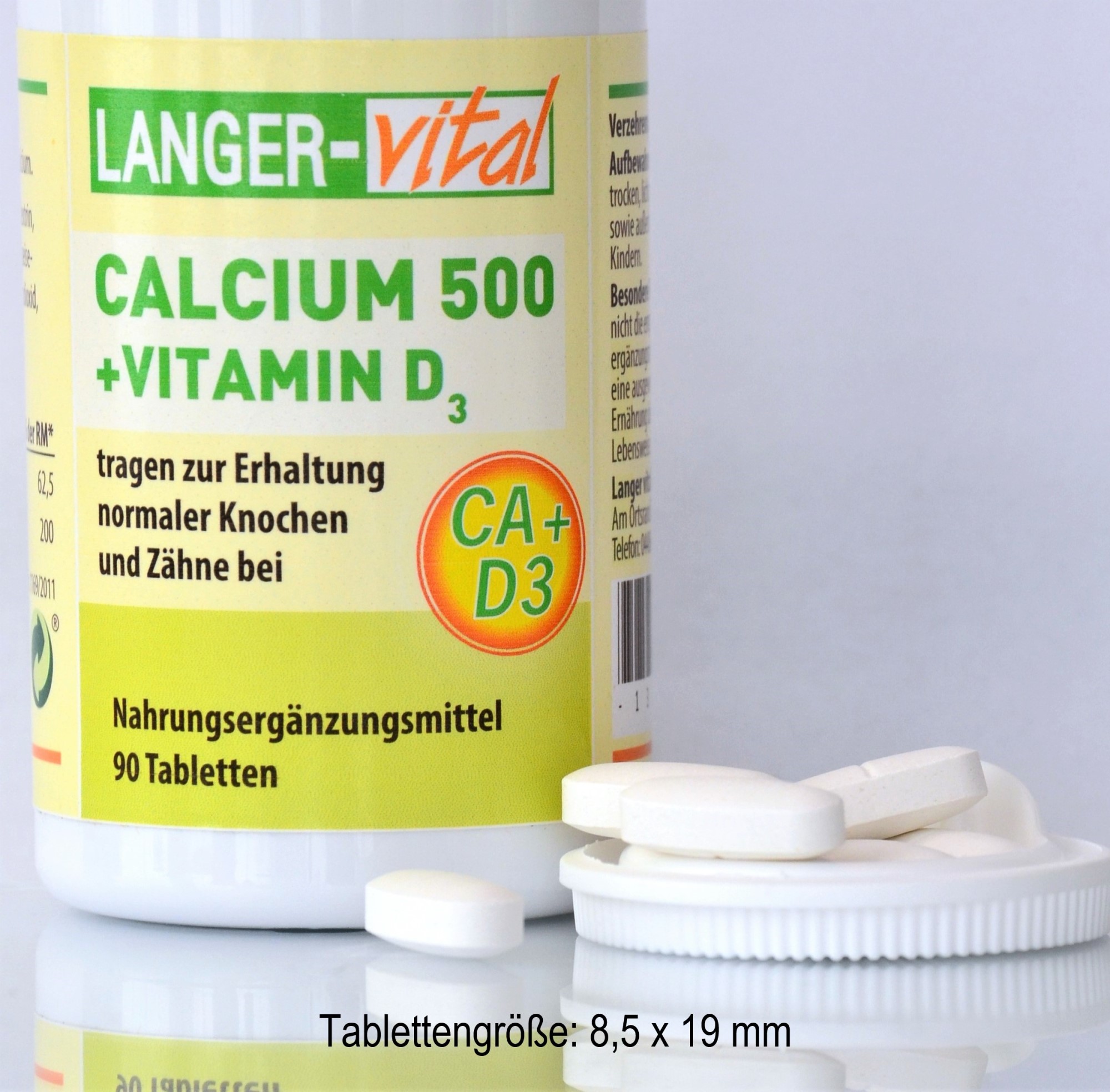 Calcium 500 + D3, 90 Tabletten