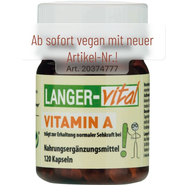Vitamin A, 120 Kapseln