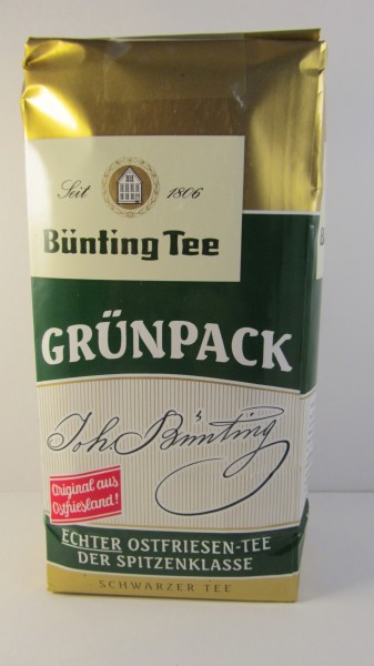 Bünting Tee, Grünpack, 500 g Schwarzer Tee