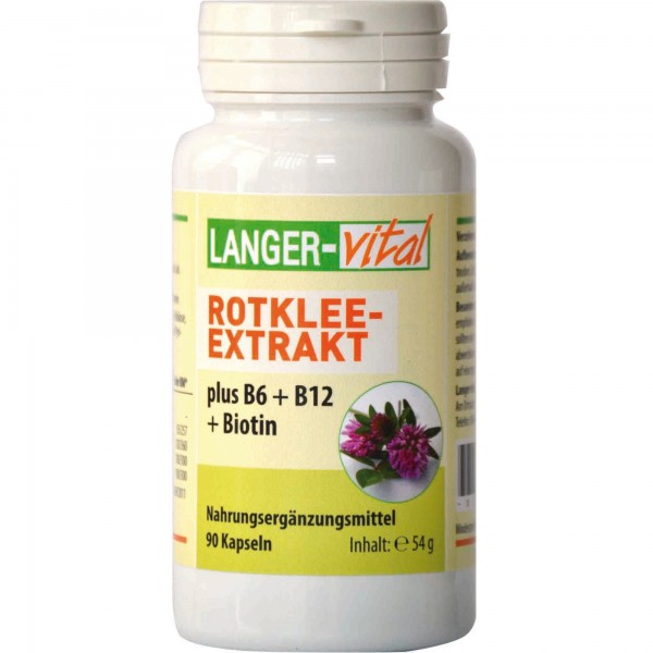 Rotklee-Extrakt plus B6, B12, Biotin, 90 Kapseln