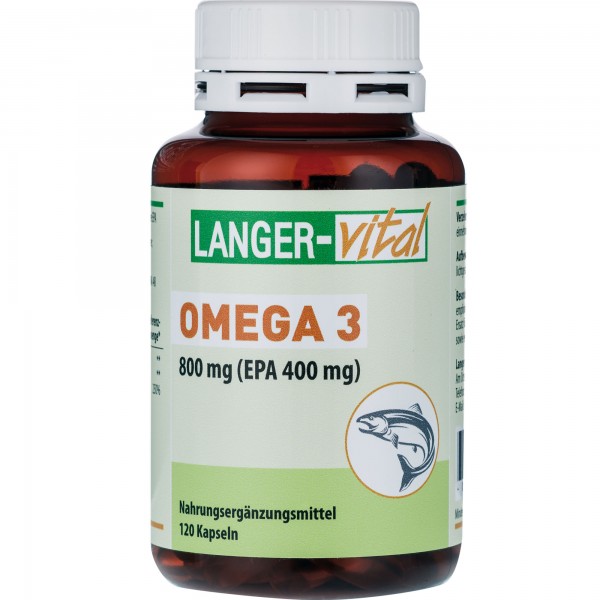 Omega 3 (800 mg, (EPA 400 mg)), 120 Kapseln