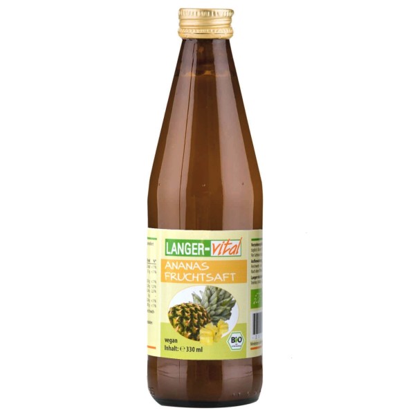 Ananas Fruchtsaft Bio, 330 ml