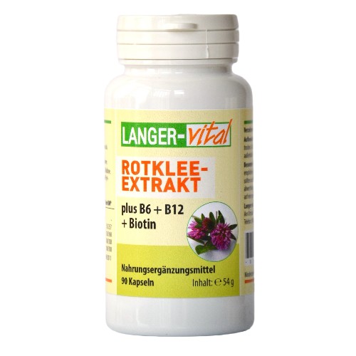 Rotklee-Extrakt plus B6, B12, Biotin, 90 Kapseln